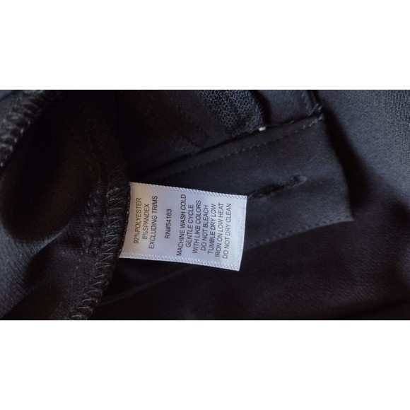 Marc New York Women's Size 4 Stretch Jeggings Black Pants Wide Button up+ Zip - Picture 9 of 13